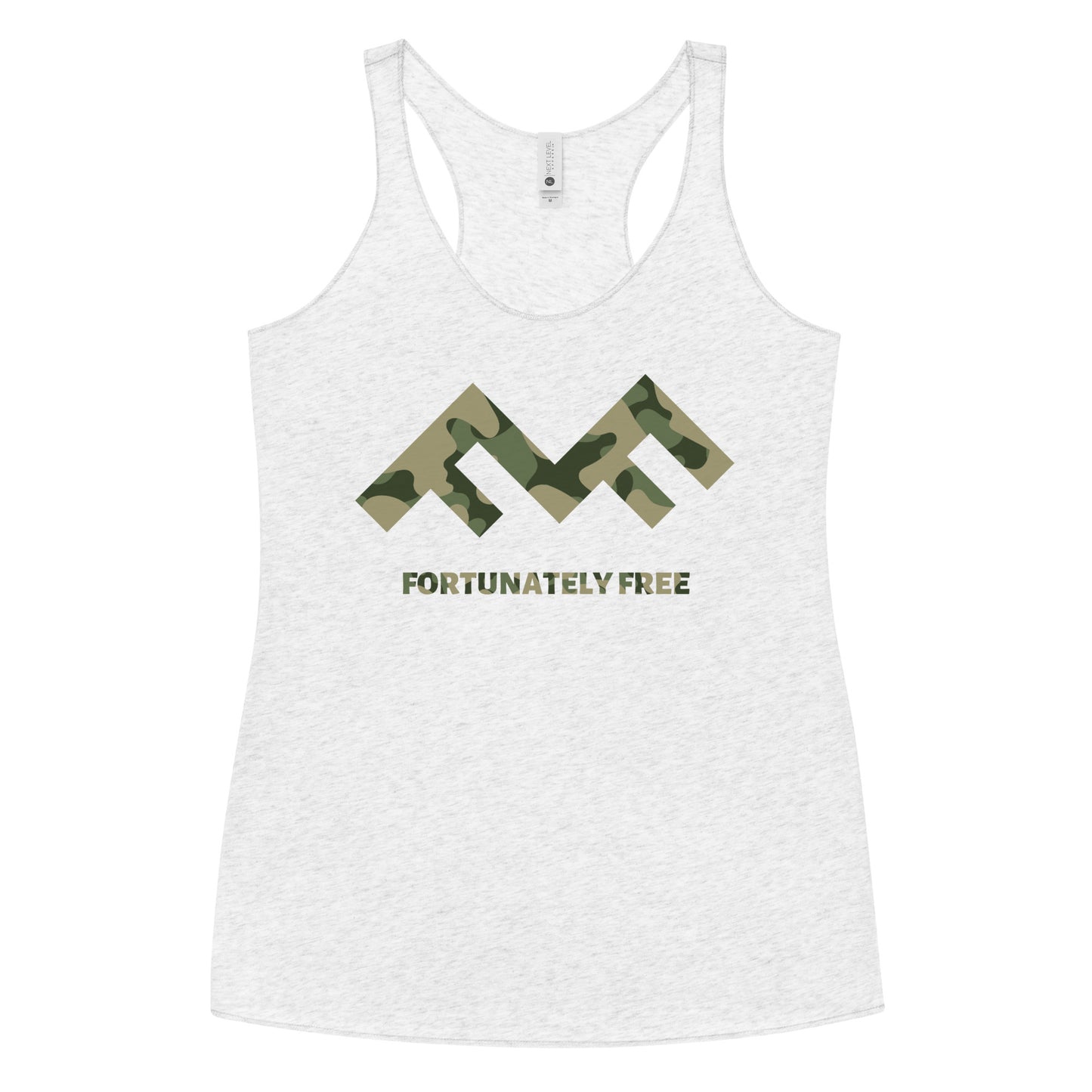 WOMENS CAMO FF RACERBACK TANK