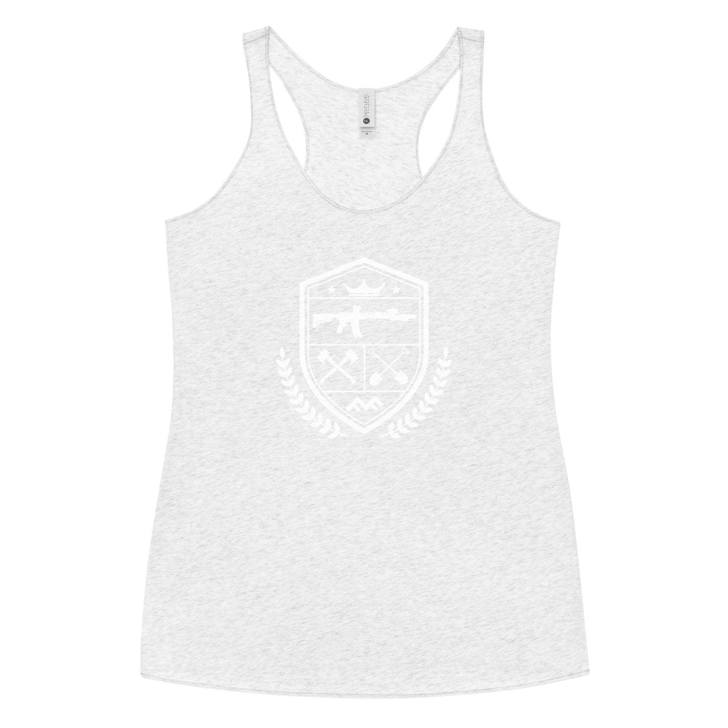 WOMENS COAT OF ARMS RACERBACK TANK