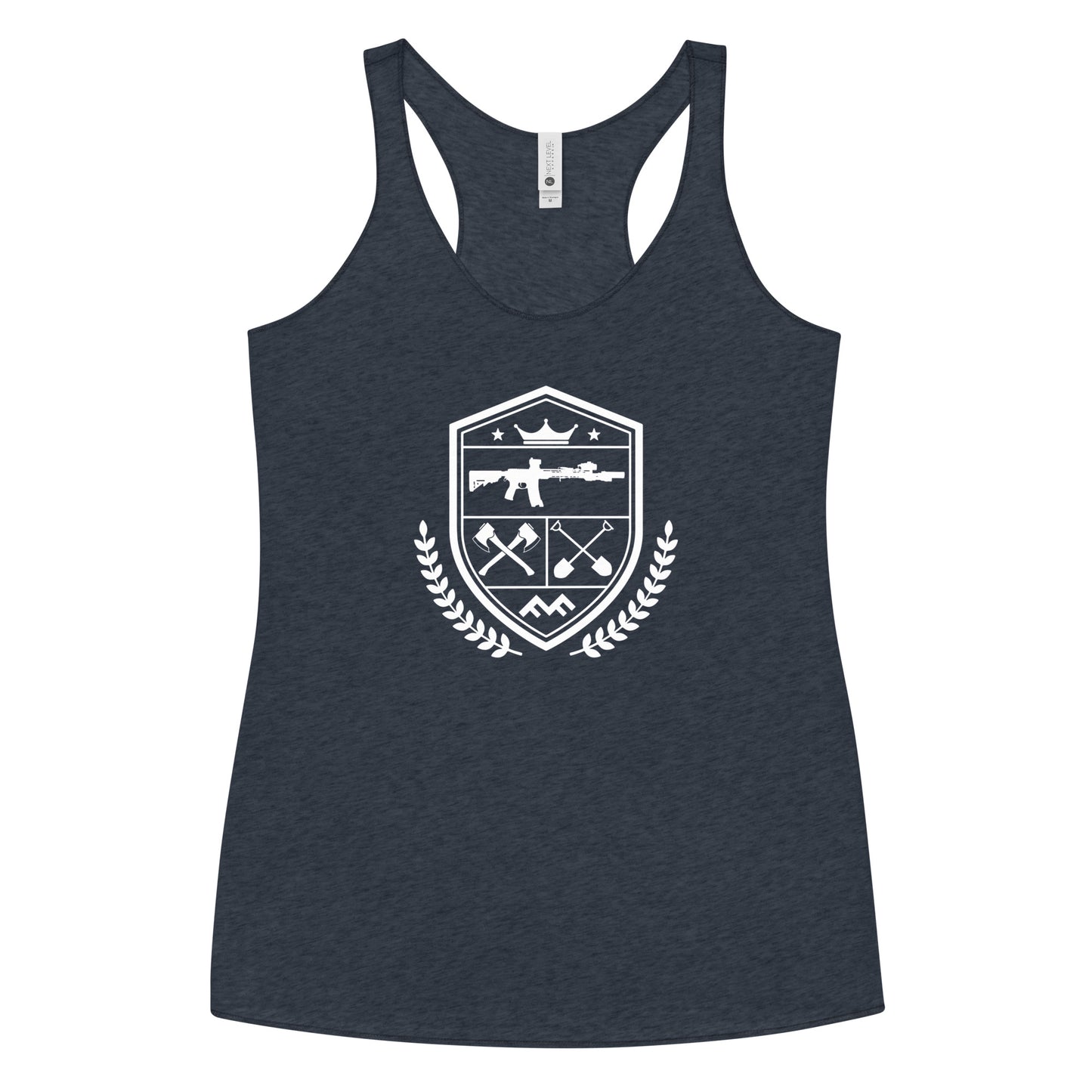 WOMENS COAT OF ARMS RACERBACK TANK