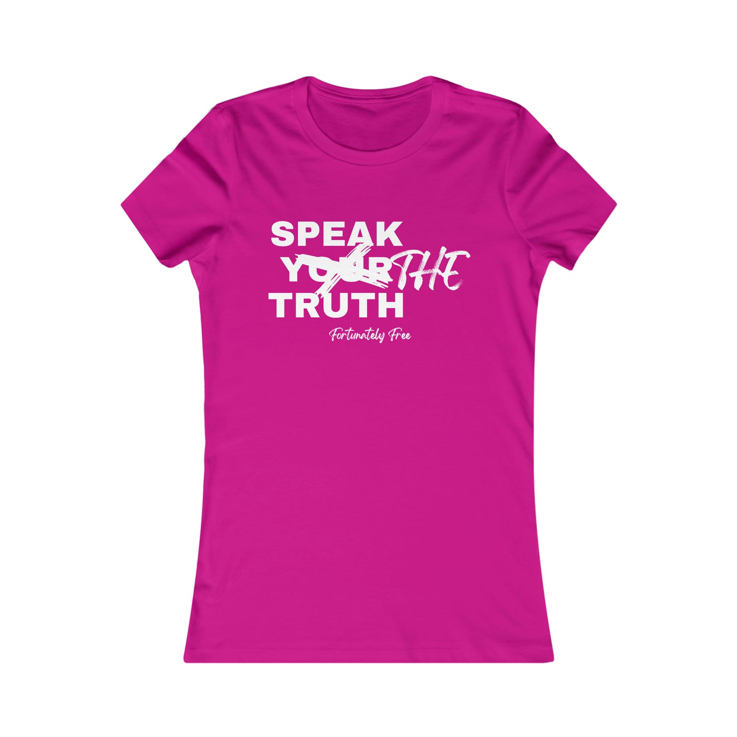 WOMENS SPEAK THE TRUTH TEE