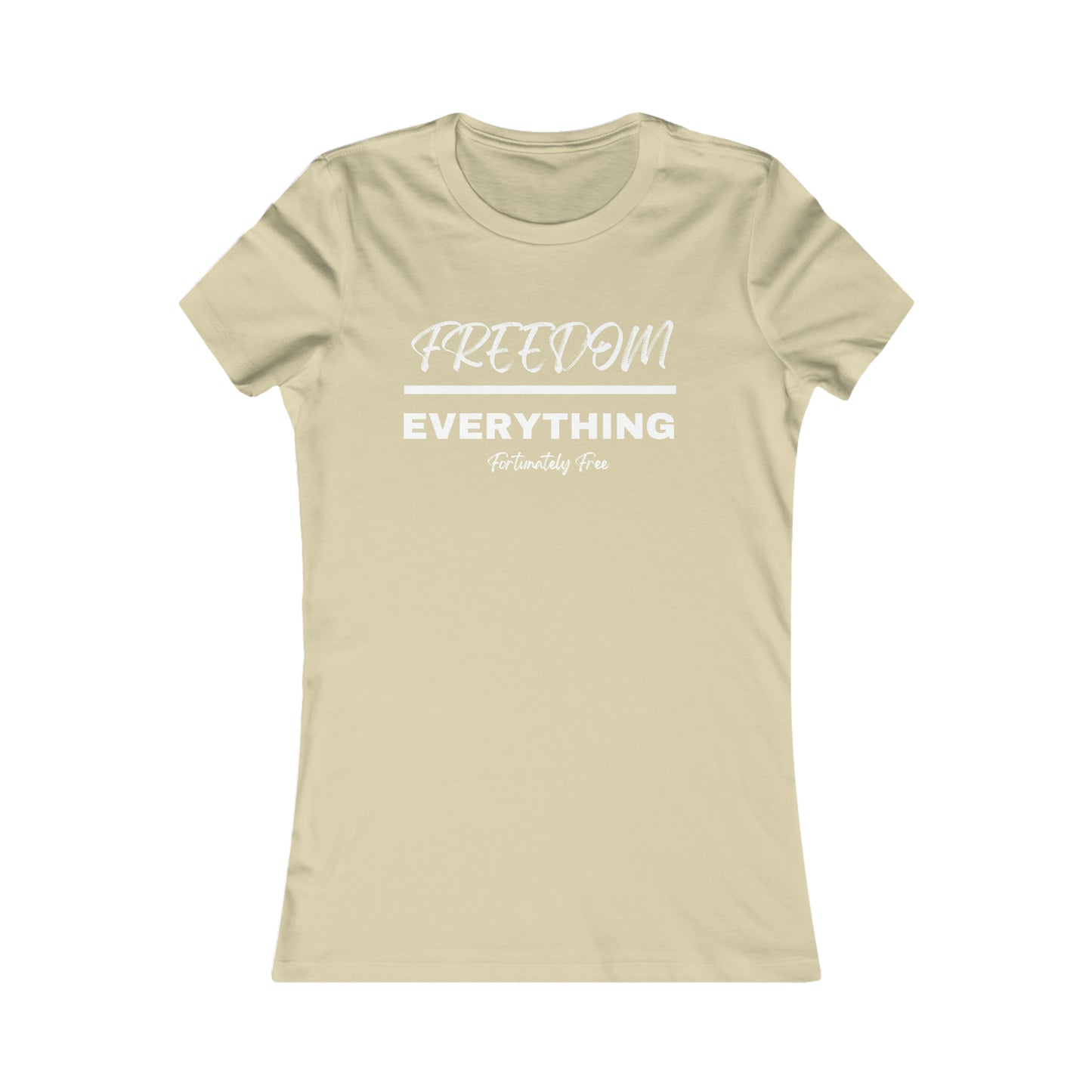 WOMENS FREEDOM OVER EVERYTHING TEE