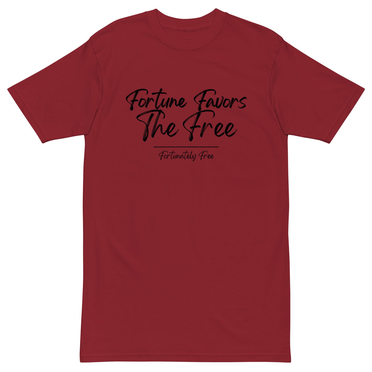 MENS FORTUNE FAVORS THE FREE TEE