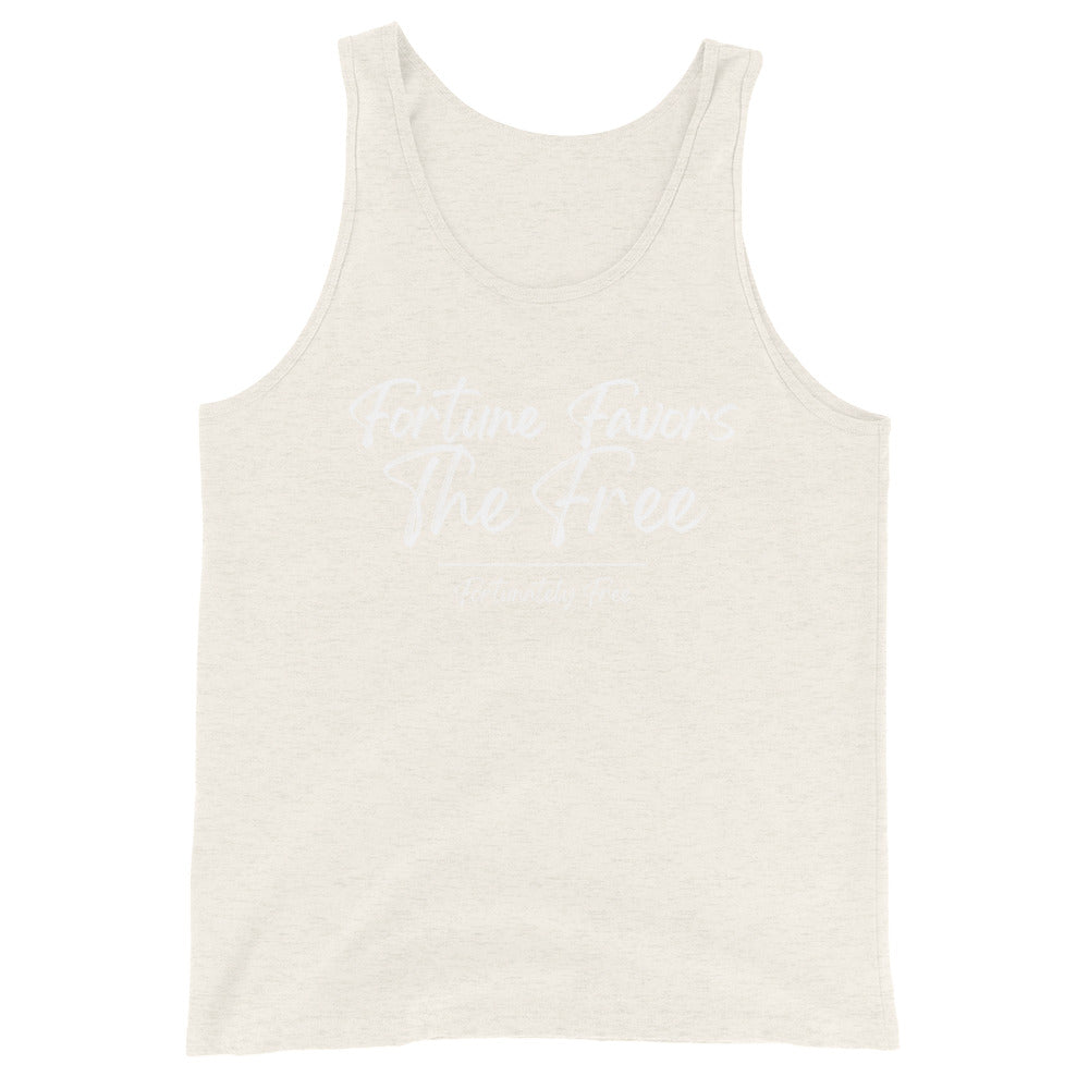 MENS FORTUNE FAVORS THE FREE TANK