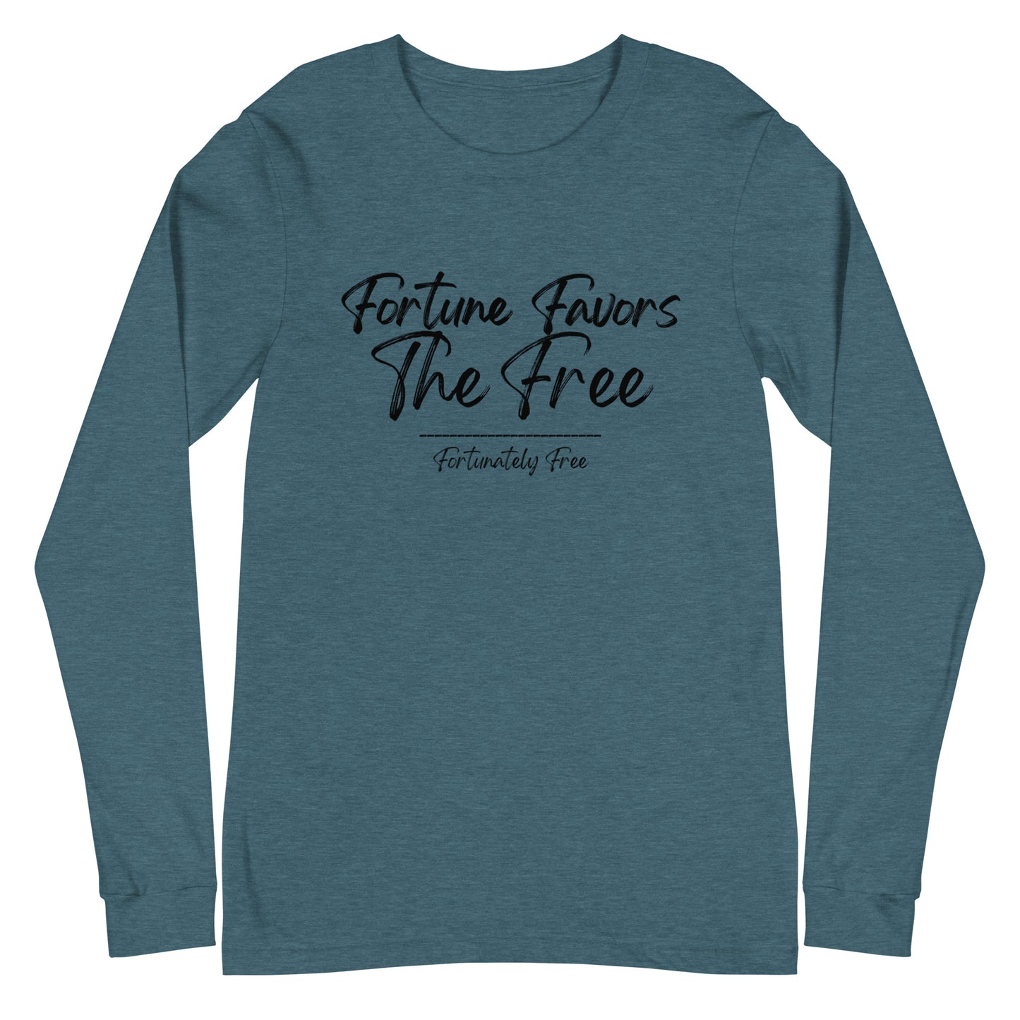 MENS FORTUNE FAVORS THE FREE LONG SLEEVE