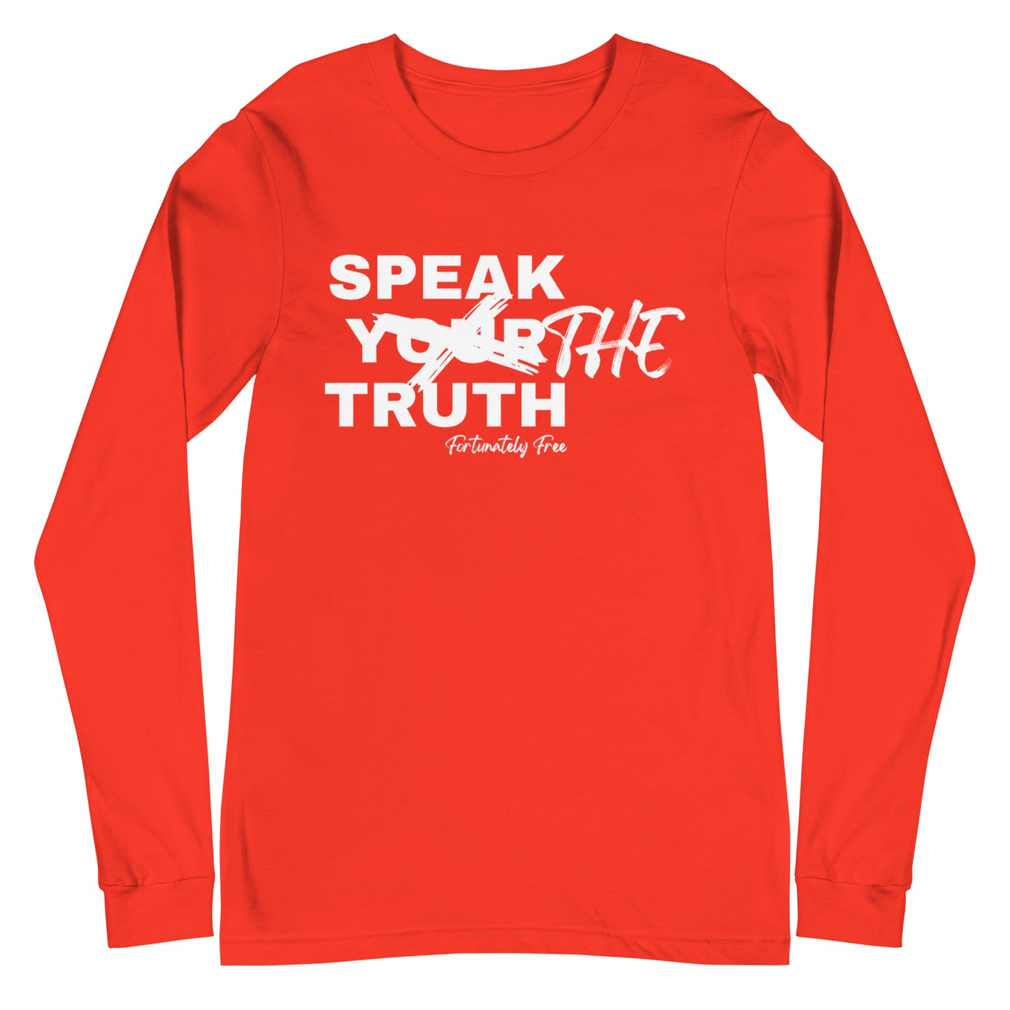 MENS SPEAK THE TRUTH LONG SLEEVE