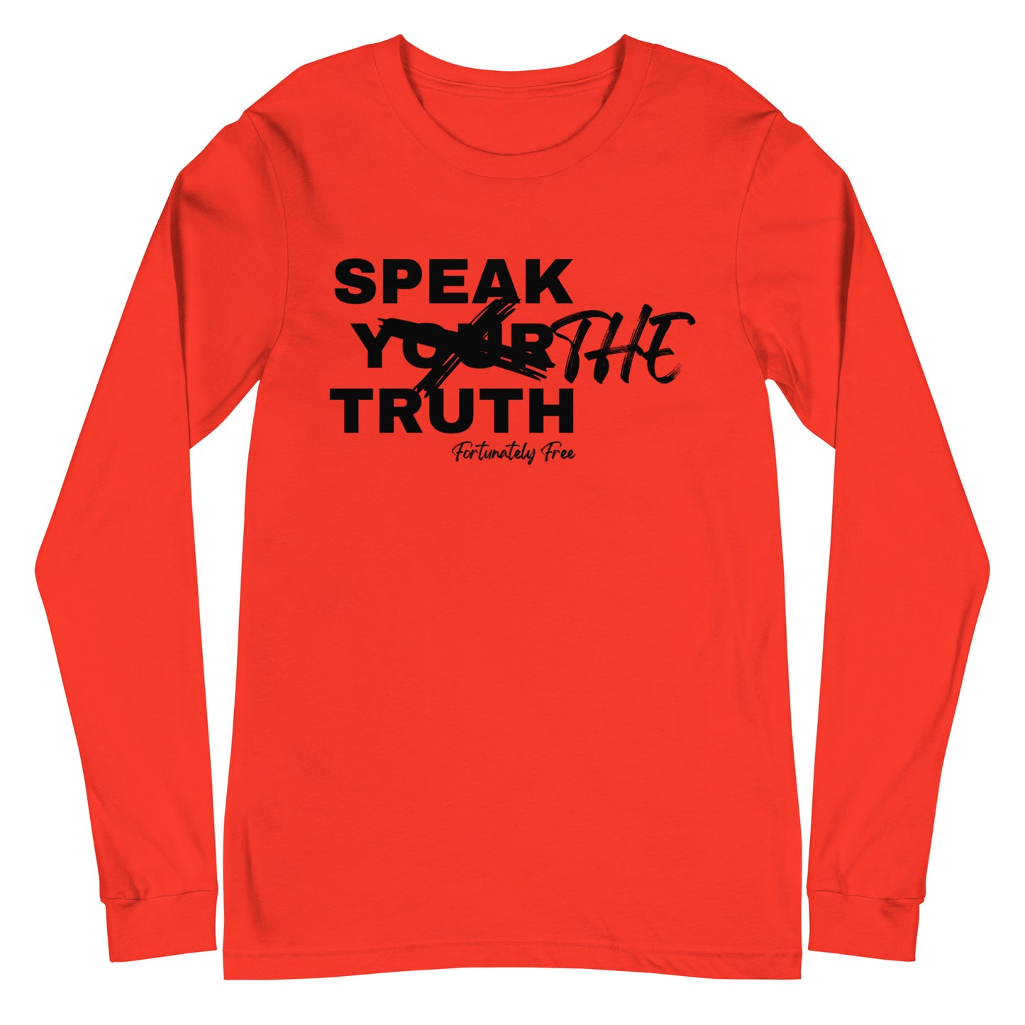 MENS SPEAK THE TRUTH LONG SLEEVE