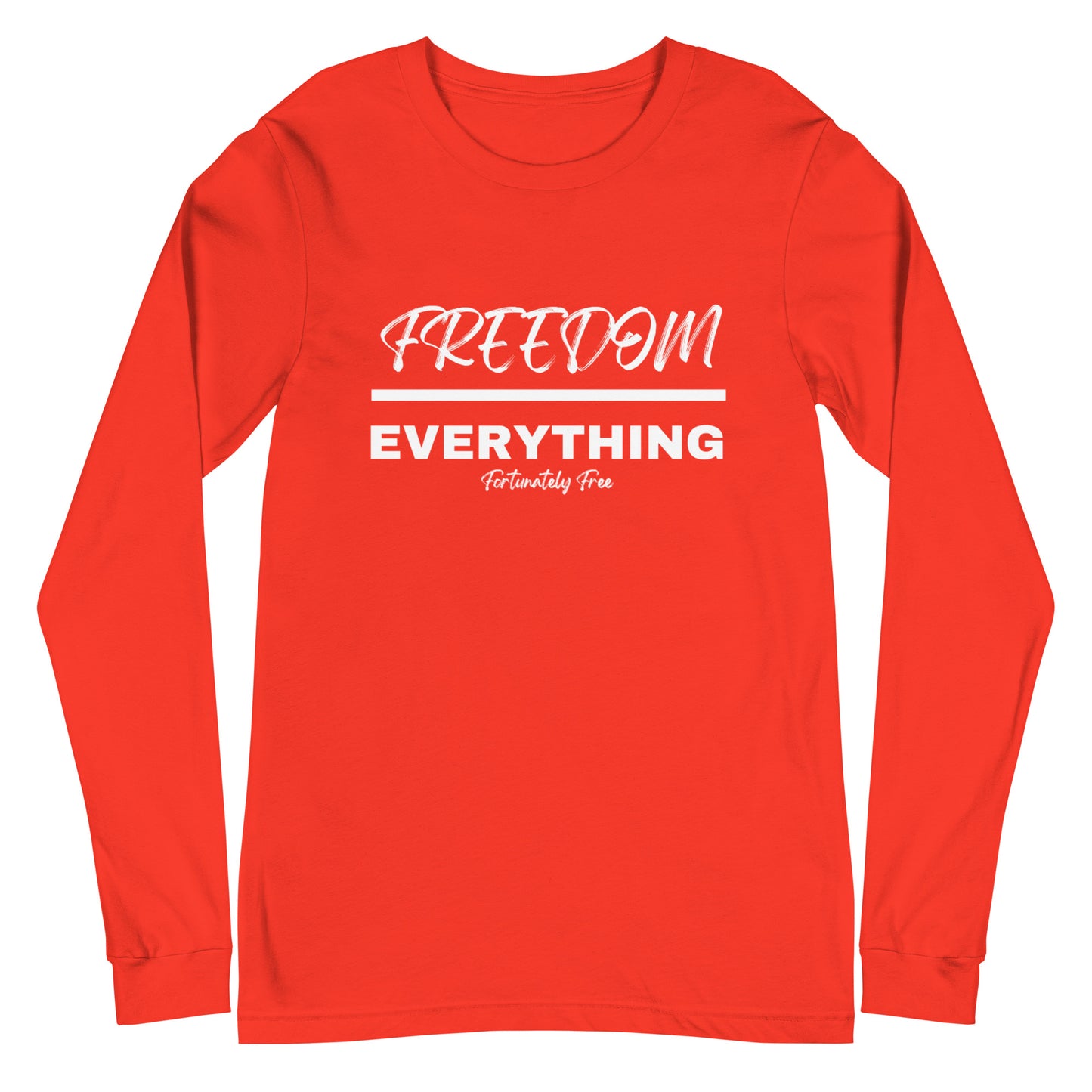 MENS FREEDOM OVER EVERYTHING LONG SLEEVE