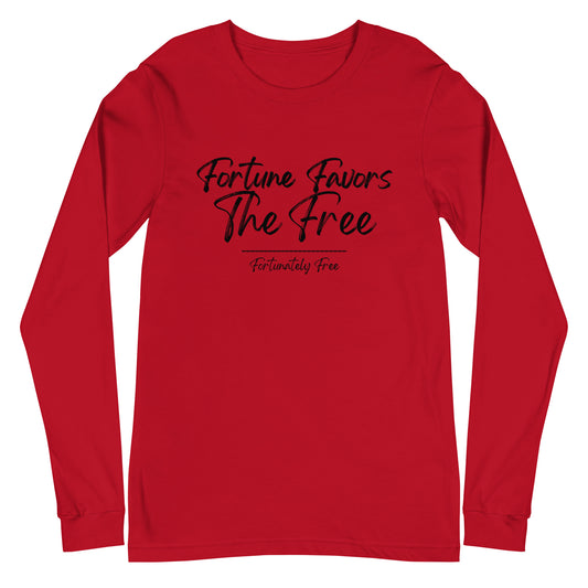 MENS FORTUNE FAVORS THE FREE LONG SLEEVE