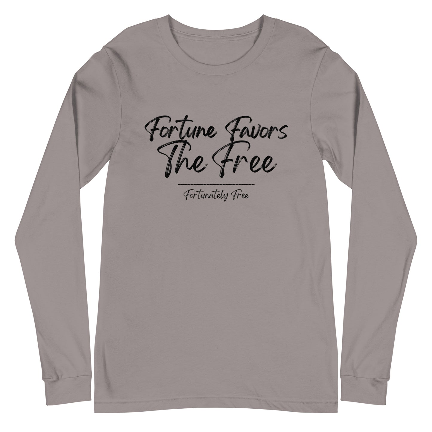 MENS FORTUNE FAVORS THE FREE LONG SLEEVE