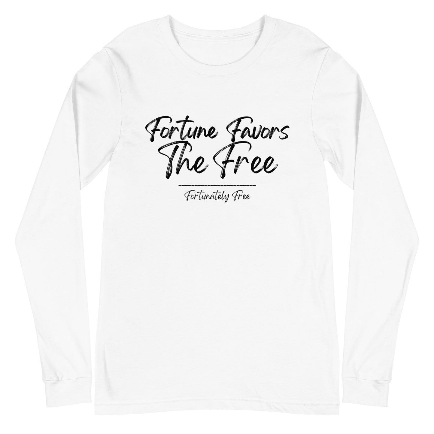 MENS FORTUNE FAVORS THE FREE LONG SLEEVE