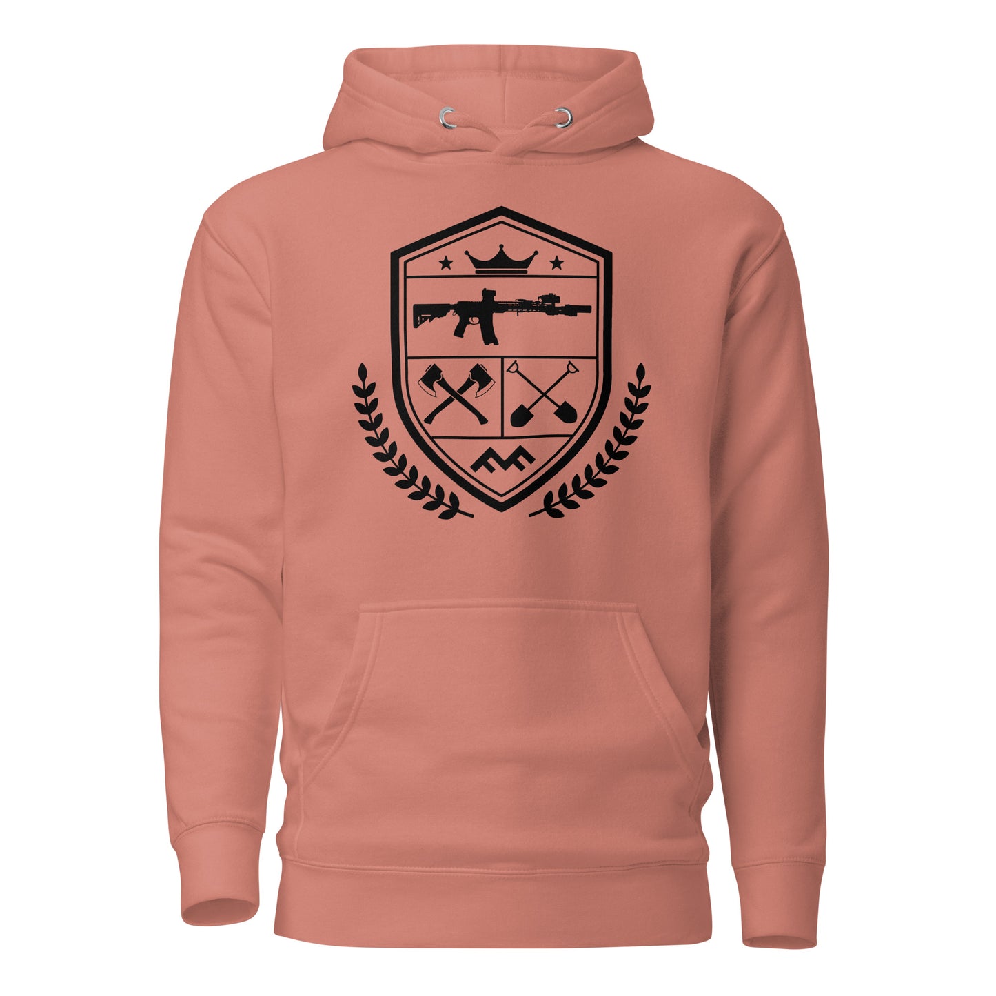 MENS COAT OF ARMS HOODIE