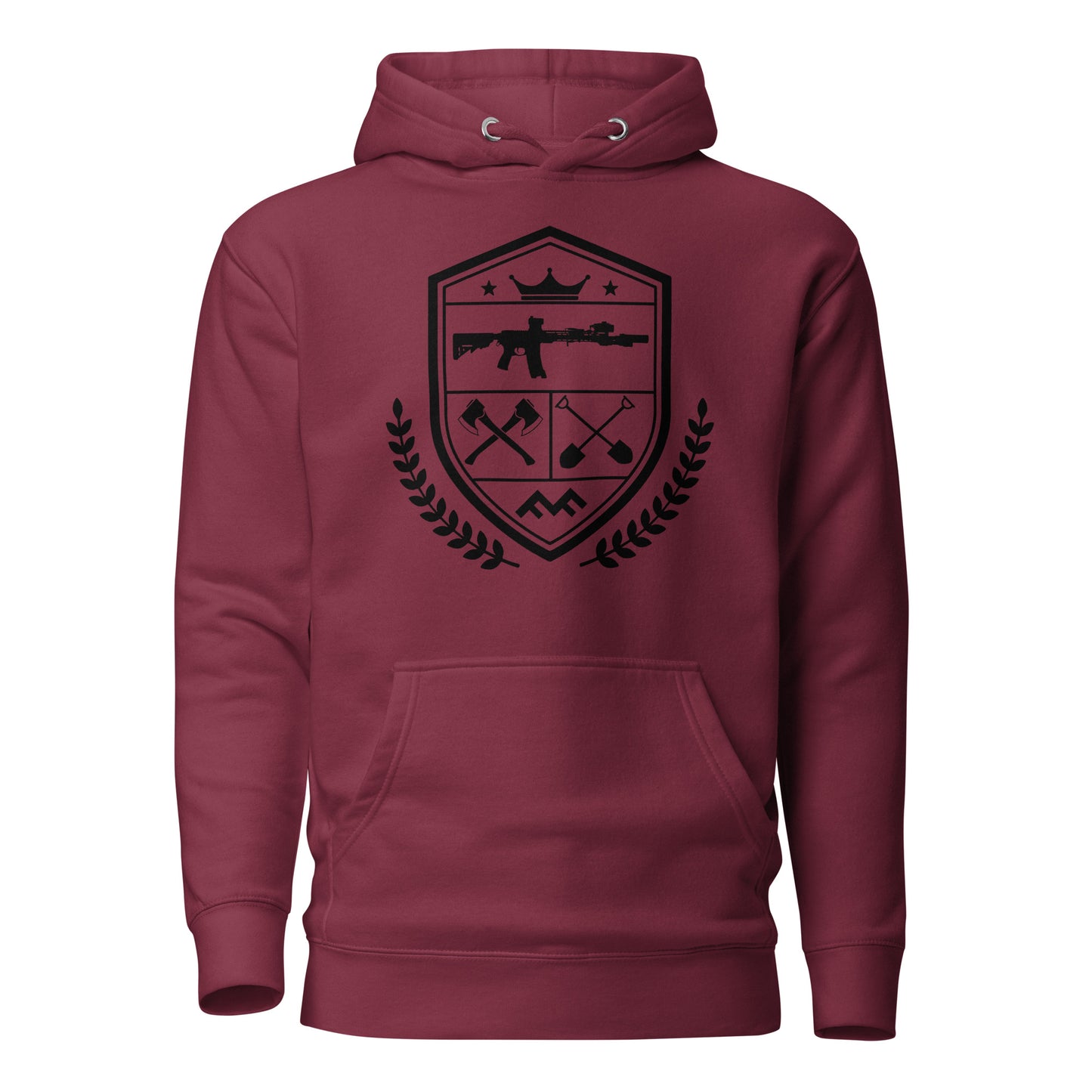 MENS COAT OF ARMS HOODIE