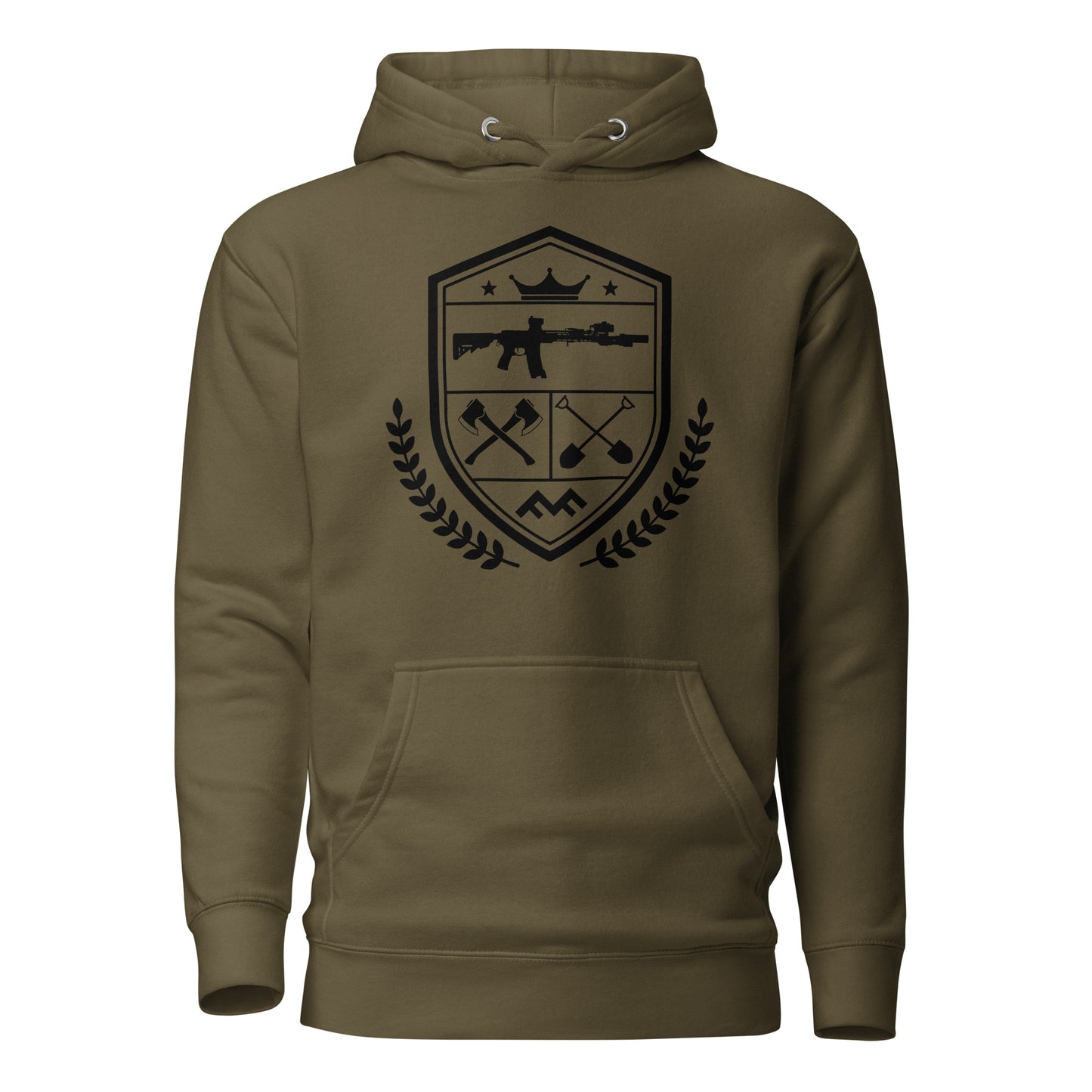 MENS COAT OF ARMS HOODIE