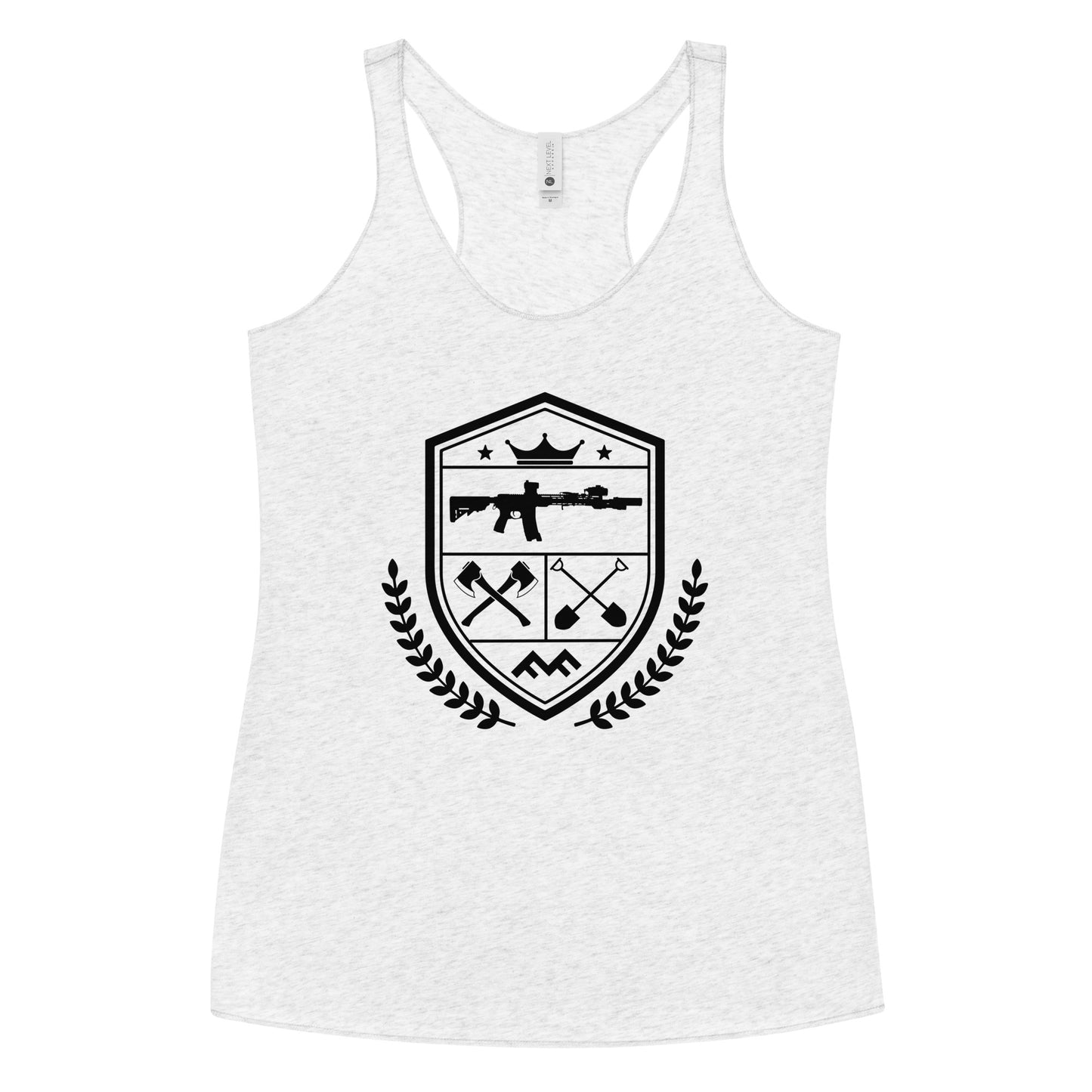 WOMENS COAT OF ARMS RACERBACK TANK