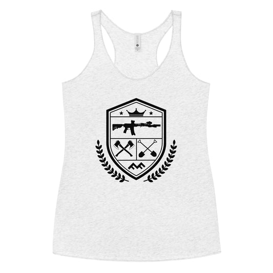 WOMENS COAT OF ARMS RACERBACK TANK