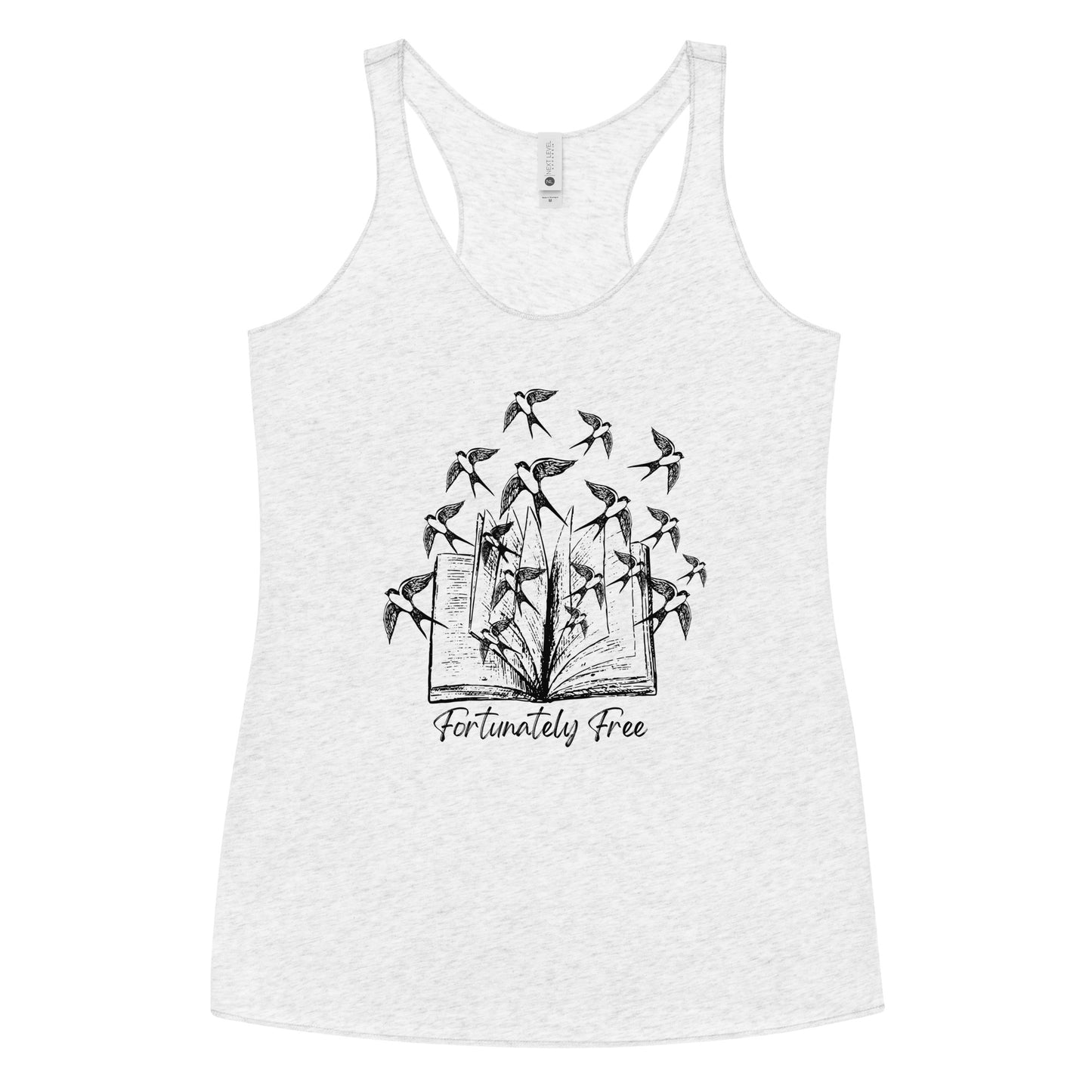 WOMENS KNOWLEDGE IS FREEDOM RACERBACK TANK