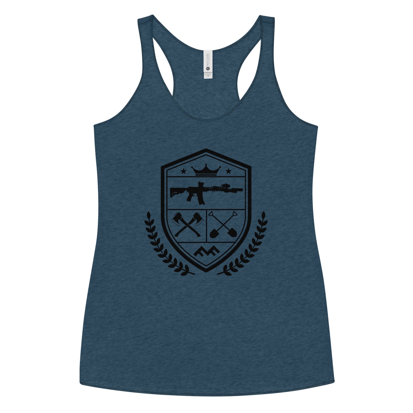 WOMENS COAT OF ARMS RACERBACK TANK