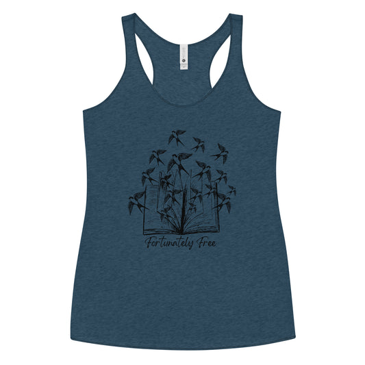 WOMENS KNOWLEDGE IS FREEDOM RACERBACK TANK