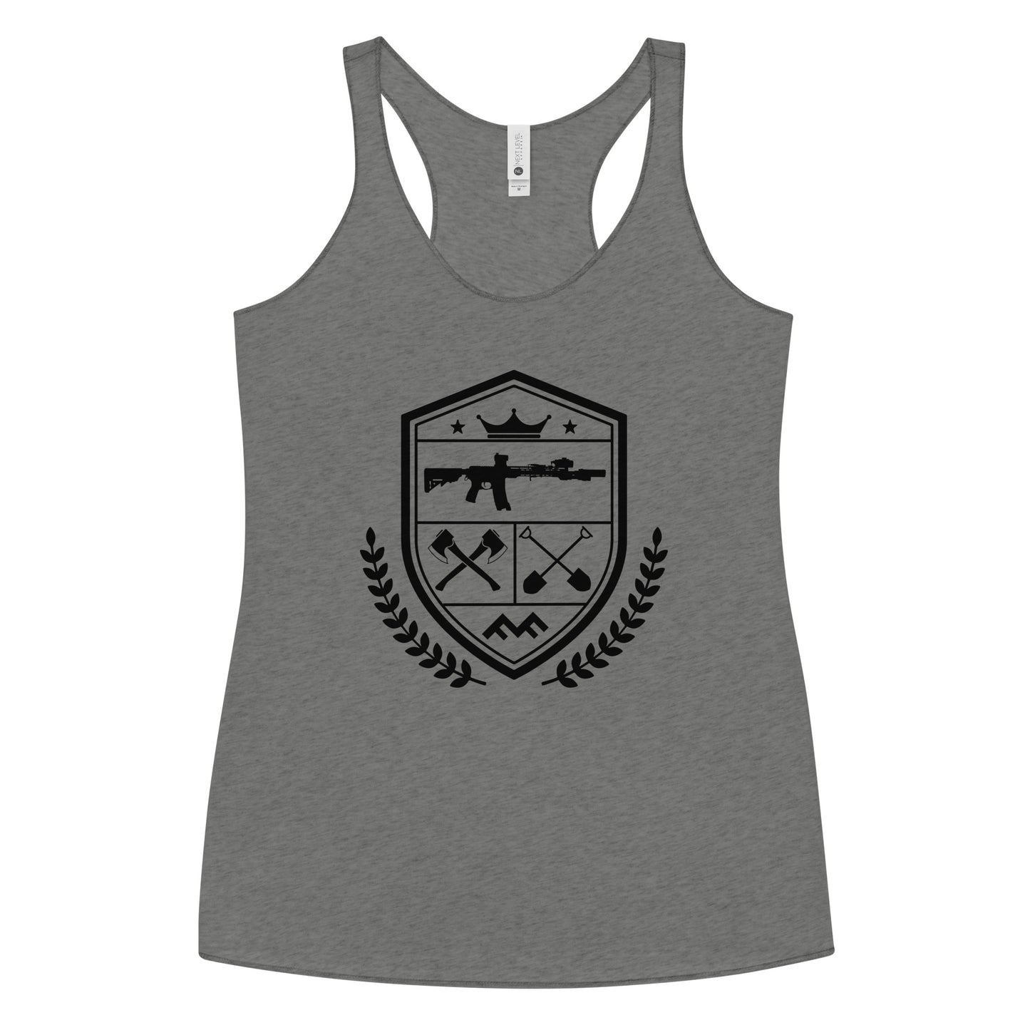 WOMENS COAT OF ARMS RACERBACK TANK